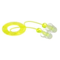 3M™ Tri-Flange Earplugs, P3000, yellow, corded