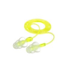 3M™ Tri-Flange Earplugs, P3000, yellow, corded