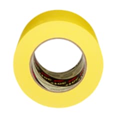 3M™ Performance Masking Tape, 301+, yellow, 6.3 mil, 3.8 in x 60 yd (96 mm x 55 m)