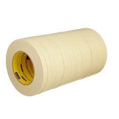 Scotch® Paint Masking Tape, 231/231A, tan, 7.6 mil, 1/2 in x 60 yd (12.7 mm x 55 m)