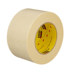 Scotch® High Performance Masking Tape, 232, tan, 2.8 in x 60 yd (72 mm x 55 m), bulk