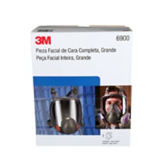 3M™ Full Facepiece Reusable Respirator 6900-In-Packcage - Backside