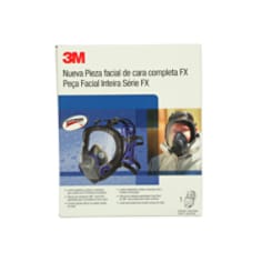 3M™ Ultimate FX Full Facepiece Reusable Respirator FF-401-In-Packcage - Backside