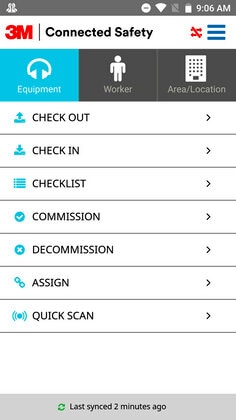 Software Picture 2 - Equipment Screen (EN)