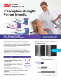 3M™ Clinpro™ 5000 Anti-Cavity Toothpaste Sell Sheet