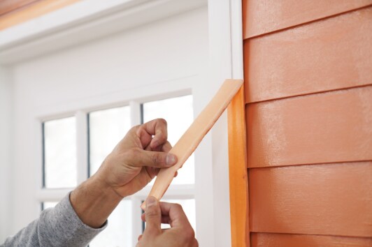 Scotch® Heavy Duty Masking Tape (2020+) Trim Application