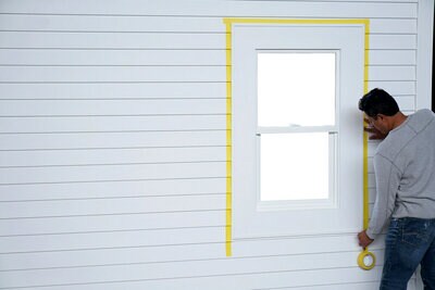 Scotch® Exterior Surface Painter’s Tape (2097) Siding Application