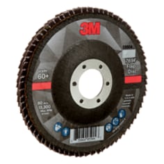 3M Flap Disc, 769F, T27, 60+, 4 1/2 in x 7/8 in (114.3 mm x 22.2 mm)