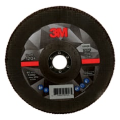 3M Flap Disc, 769F, T27, 120+, 7 in x 7/8 in (177.8 mm x 22.2 mm)