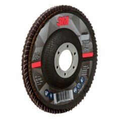 3M Flap Disc, 769F, T29, 120+, 4 1/2 in x 7/8 in (114.3 mm x 22.2 mm)