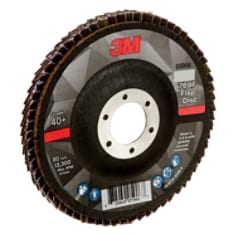 3M Flap Disc, 769F, T29, 40+, 4 1/2 in x 7/8 in (114.3 mm x 22.2 mm)