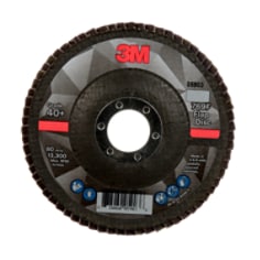 3M Flap Disc, 769F, T27, 40+, 4 1/2 in x 7/8 in (114.3 mm x 22.2 mm)