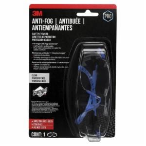 3M™ Anti-Fog Goggle with Scotchgard Protector 47210H1-VDC-PS, Black/Blue, Clear Lens, 5/csimage