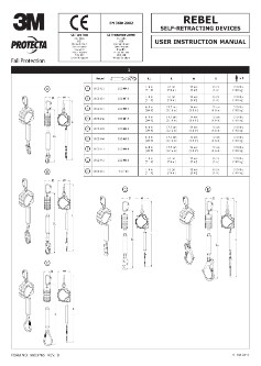 3M Protecta Rebel SRL 3.3m and 6 m IFU 5903765 Rev B Italian.pdf