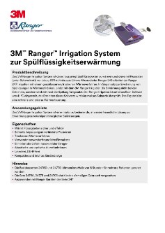 3M™ Ranger™ Irrigation System Produktdatenblatt