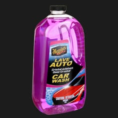 A 1.89L bottle of pink Meguiar’s Deep Crystal Car Wash