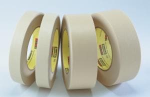 3M™ High Performance Masking Tape 232, Tan, 1/8 in x 60 yd, 6.3 mil, plastic core, 288/Case image 3M™ High Performance Masking Tape 232, Tan, 1/8 in x 60 yd, 6.3 mil, plastic core, 288/Caseimage