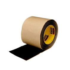 Scotch Vinyl Mastic Roll, 2210, black, 90 mil (2.3 mm), 4 in x 10 ft (100 mm x 3 m)