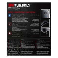 3M™ WorkTunes™ Connect Wireless Hearing Protector with Bluetooth®  Technology, 90543H1-DC-PS, 4/case, 70-0069-8345-9, 7100160539