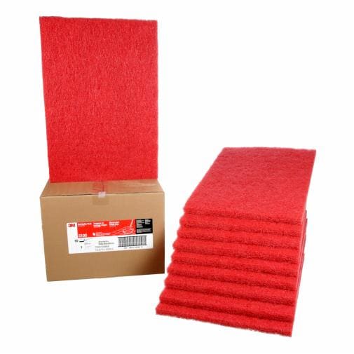 Scotch-Brite™ Red Buffer Pad 5100, Red, 508 mm x 356 mm, 20 in x