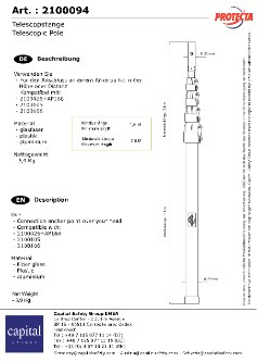 Protecta First-Man-Up Remote Anchoring Pole 2100094 Datasheet DE.pdf