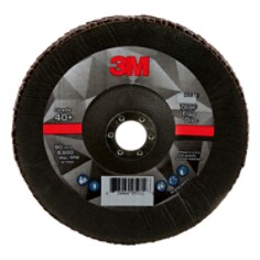 3M Flap Disc, 769F, T29, 40+, 7 in x 7/8 in (177.8 mm x 22.2 mm)