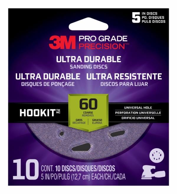 ™ Pro Grade Precision Ultra Durable Universal Hole Sanding Disc DUH560TRI-10I