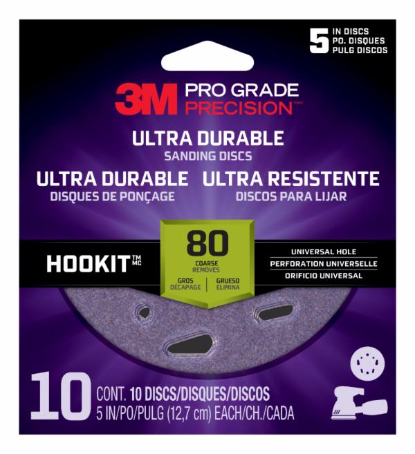 ™ Pro Grade Precision Ultra Durable Universal Hole Sanding Disc DUH580TRI-10I