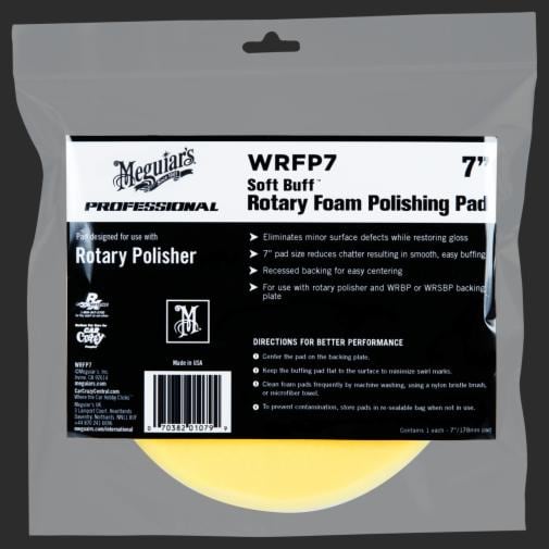 Tampon Polissage Laine 130 Mm - Pour Polisseuse DA/rotative - Agressif, Pour Défauts Profonds - Haute Performance