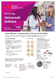 3M™ Filtek™ Universal fyllningsmaterial SellSheet