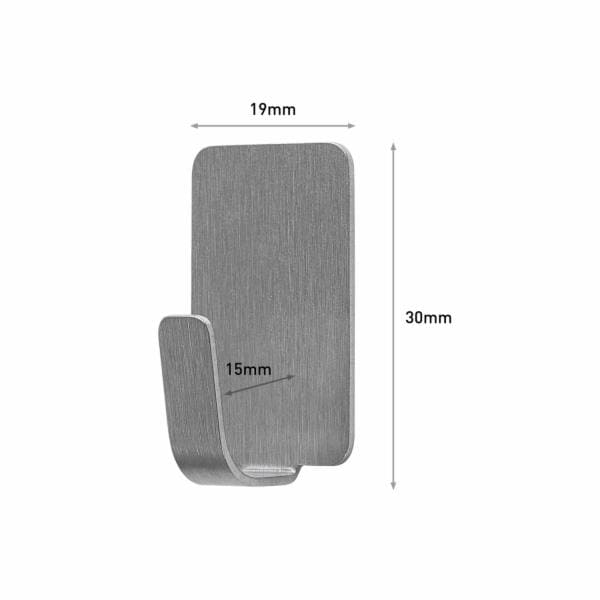 Command Small Stainless Steel Metal Hooks 17031SS-10ES
