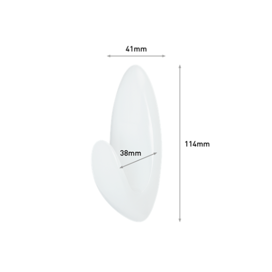 Command™ Grote handdoekhaak voor badkamers BATH17