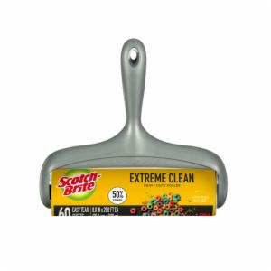 Scotch-Brite Extreme Clean Large Surface Lint Roller 830LSRS-60, 8.0 in x 29.8 ft (20.3 cm x 9.08 mm), 4/1image