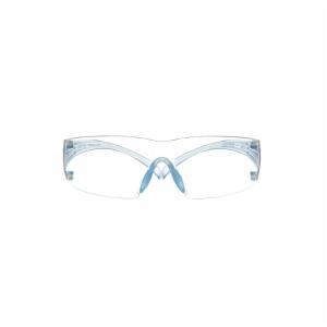 3M™ SecureFit 300 Series, SF301SGAF-LBL, Ice Blue Temples, Scotchgard Anti-fog Coating, Clear AF-AS lens, 20 ea/Caseimage