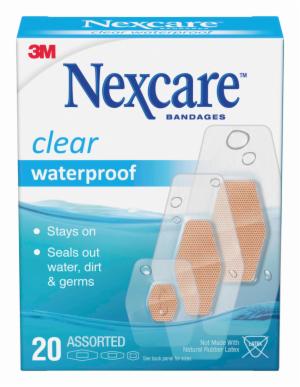3M™ Nexcare Waterproof Clear Bandages 588-20PB, Assorted, 20 count image 3M™ Nexcare Waterproof Clear Bandages 588-20PB, Assorted, 20 countimage