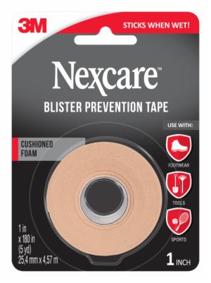 Nexcare Blister Prevention Tape 731-BPT, 1 in x 180 in (25.4mm x 4.57m) image Nexcare Blister Prevention Tape 731-BPT, 1 in x 180 in (25.4mm x 4.57m)image