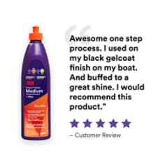 3M™ Perfect-It™ Gelcoat Medium Cutting Compound and Wax - Customer Review