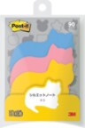 ポスト・イット® シルエットノート　強粘着タイプ　ネコ