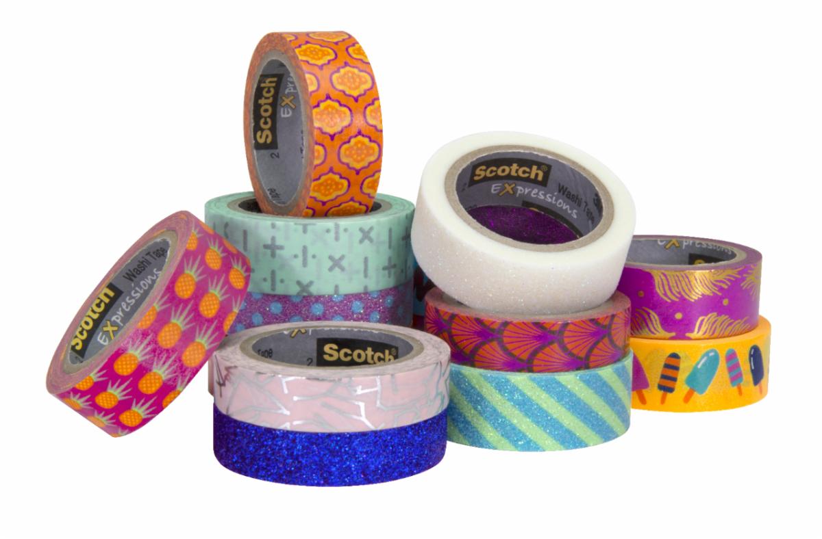 Scotch Expressions Washi Tape C314-BLU2
