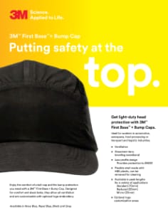 3M™ First Base™ + Bump Cap Leaflet