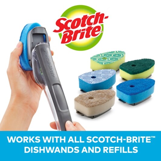 Scotch-Brite Scrub Dots Dishwand Image Works with all Scotch-Brite Dishwands and Refills