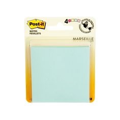 POST-IT Autocollants de taille moyenne 25 x 76 mm assorties fluo couleurs -  671-3 - 2 paquets de 3 blocs x 100 - Post it, notes repositionnables