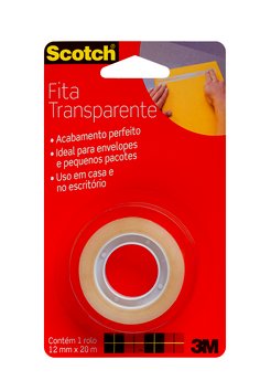 Imagem da Fita Scotch Transparente - 12mmX20m