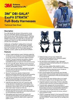 3M™ DBI-SALA® ExoFit STRATA™ Construction Harness 903M2018, Grey