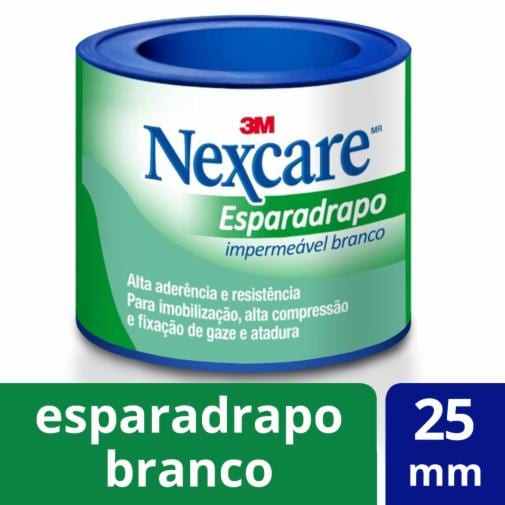 Esparadrapo 3M™ Nexcare™ 25mmx90cm Branco