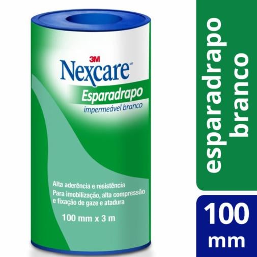 Esparadrapo 3M™ Nexcare™ 100mmx3m Branco