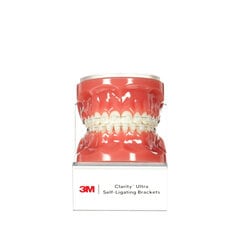 3M™ Clarity™ Ultra Self-Ligating Bracket Typodont