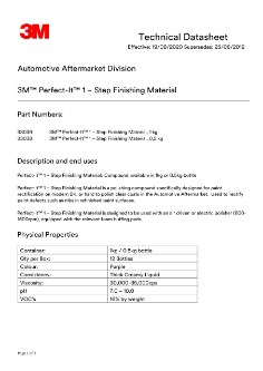 3M™ Perfect-It™ 1–Step Finishing Material 33039-33038