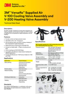 3M ANZ Airline V-100 V-200 Tech Data sheet 2019
