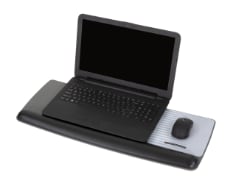 3M Gel Wrist Rest for Keyboard and Mouse with Tilt-Adjustable Platform, 25.5" x 10.6", Black